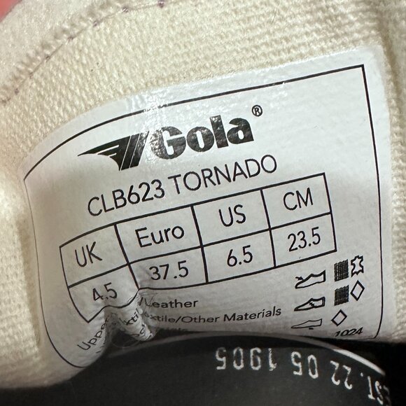 New Gola Tornado Sneakers Lilac/Santorini Size: 6.5 - Picture 2 of 11